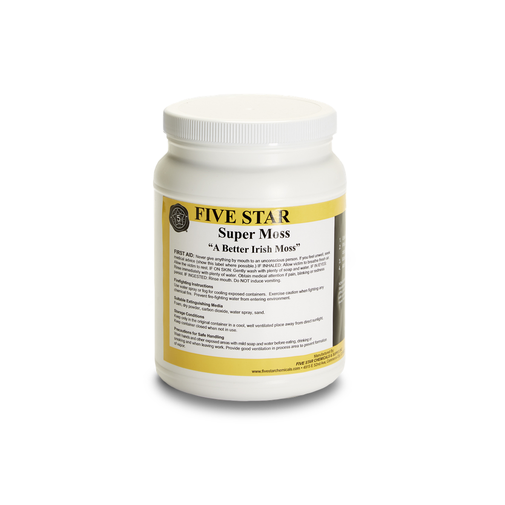 Five Star Chemicals Super Moss - 3.5 lb Jar