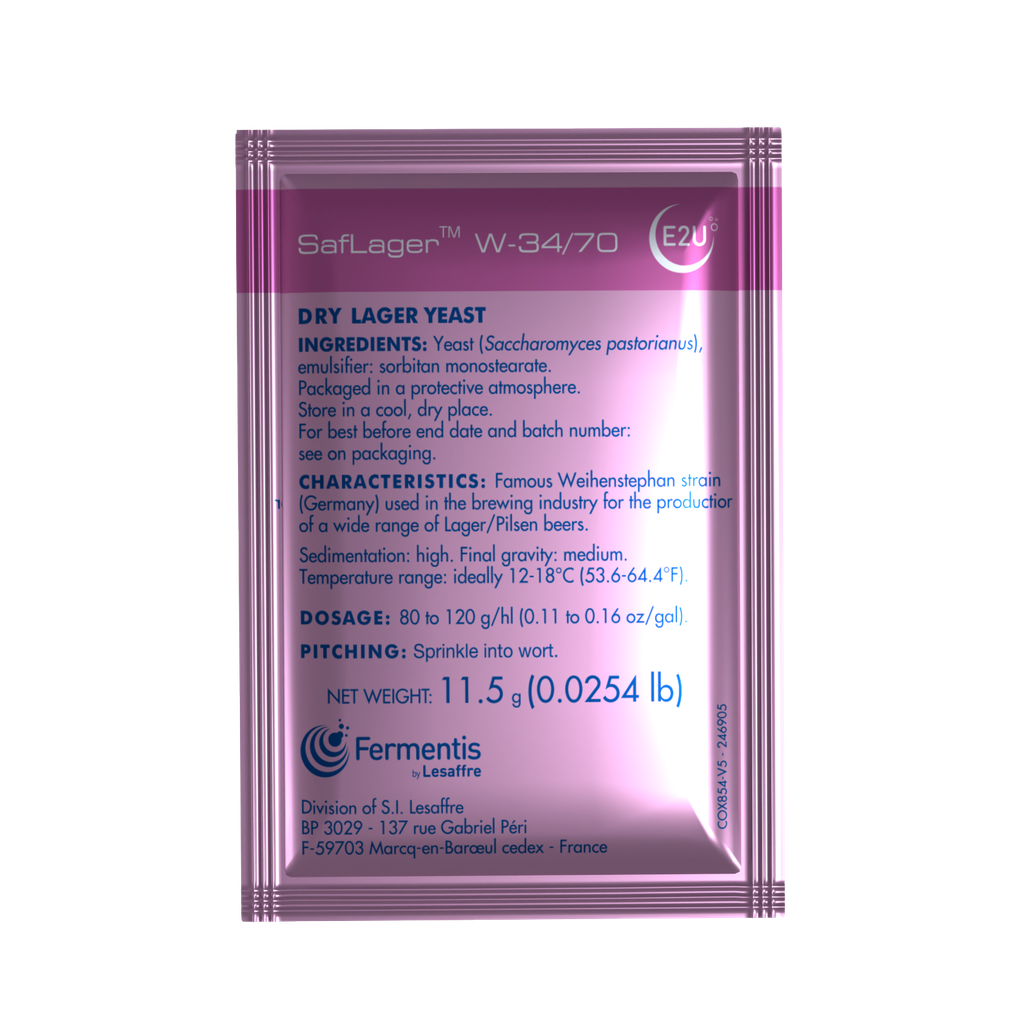 Fermentis SafLager W-34/70 Sobre 11.5 gr