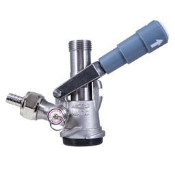 [7485SS] Micro Matic Acoplador de Barril Metálico Grado Cervecero Tipo D Palanca Gris
